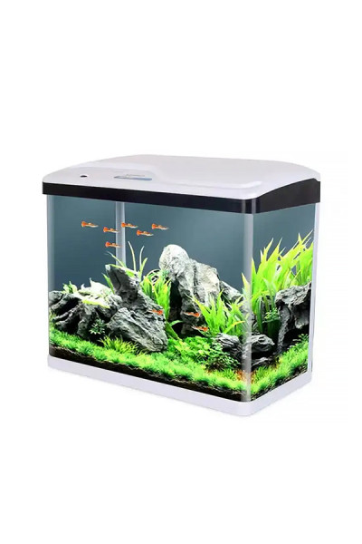 SOBO KOMPLE AKVARYUM 39 x 19 x 44 cm Beyaz 745-SO-400F-B